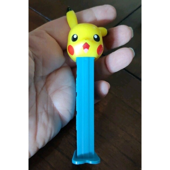 2014 SpongeBob SquarePants RARE GLITTER SPONGEBOB PEZ Dispenser + Pikachu, Olaf - Picture 7 of 9